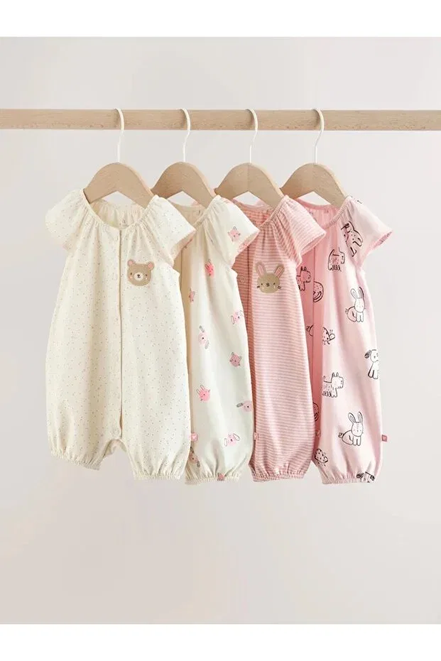 Детское боди-комбинезон с принтом Next Baby, Pink