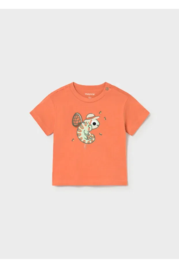 Детская футболка для девочек с коротким рукавом Mayoral, Orange