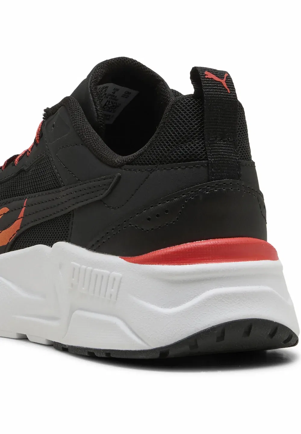 Кроссовки Trinity 2 Sparks унисекс - кроссовки Puma, Black-Bright Papaya-Red Flash — фото 4