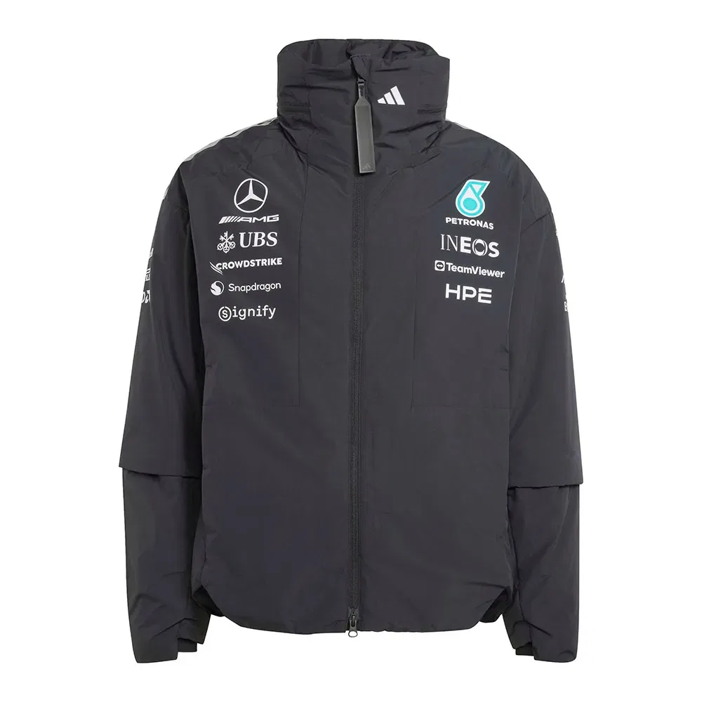 Мужская куртка с утеплителем PrimaLoft Mercedes-AMG Petronas F1 Team Engineers Adidas, Black