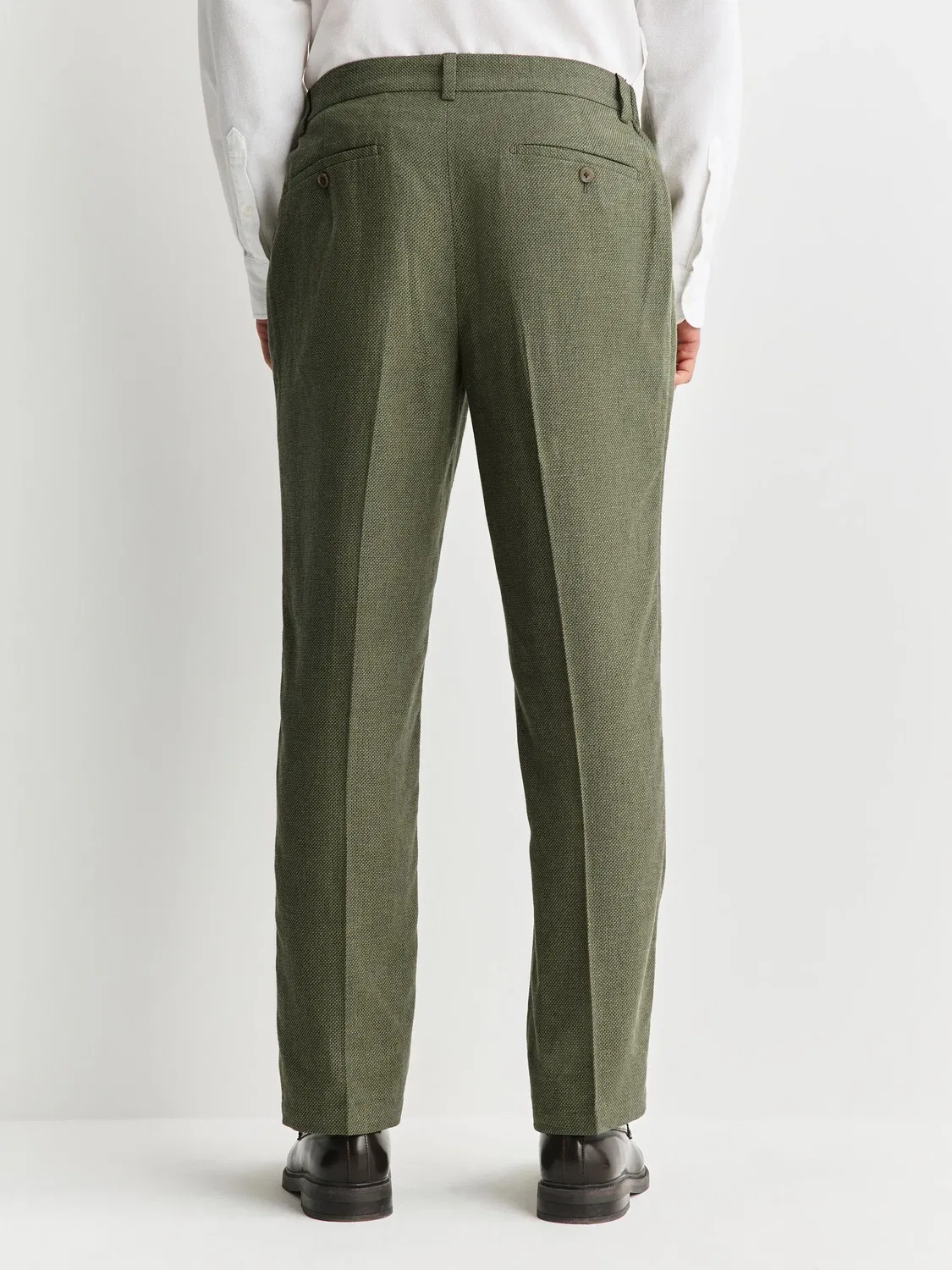 Брюки Regular Tapered Fit Next, зеленый — фото 3
