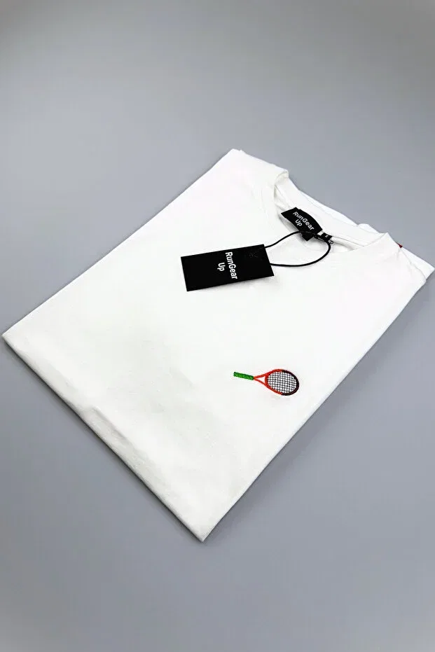Детская футболка для девочек с вышивкой Rungear Up, White — фото 4