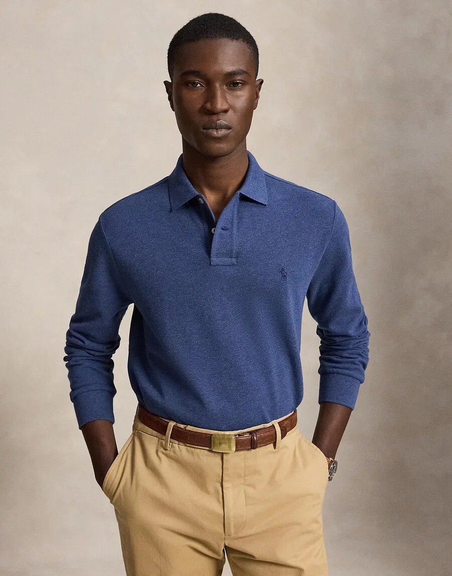 Футболка Polo Ralph Lauren в сине-пеструю расцветку — фото 2