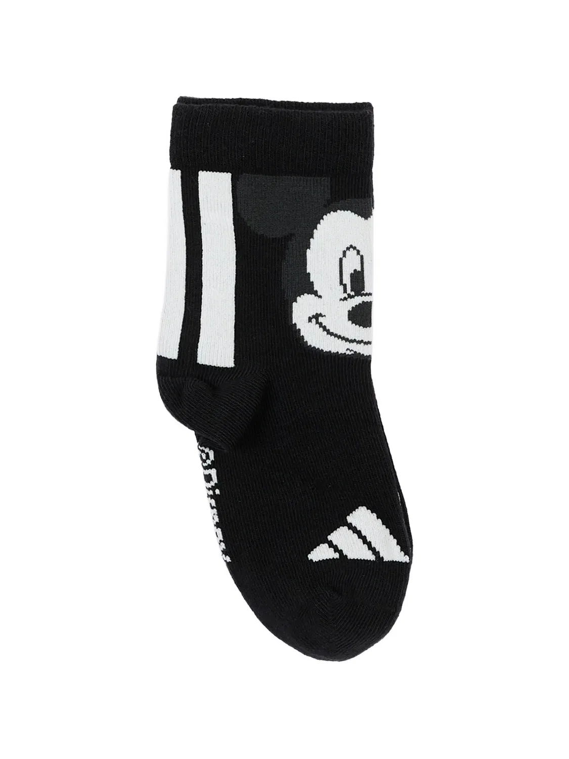 Комплект из трех пар носков Mickey Mouse из коллаборации с Disney Adidas Kids, черный — фото 3