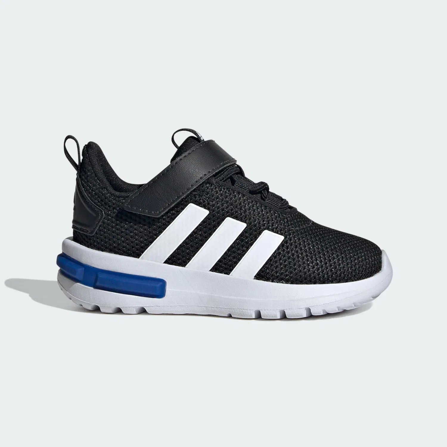 Детские кроссовки с закрытой пяткой Racer TR23 Adidas, Schwarz Weiss Konigsblau — фото 3