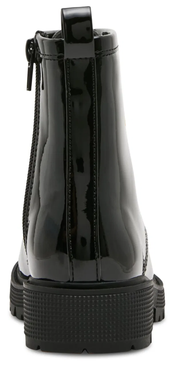 Детские ботинки в армейском стиле с шармами Steve Madden JCharms Bootie, Black — фото 3