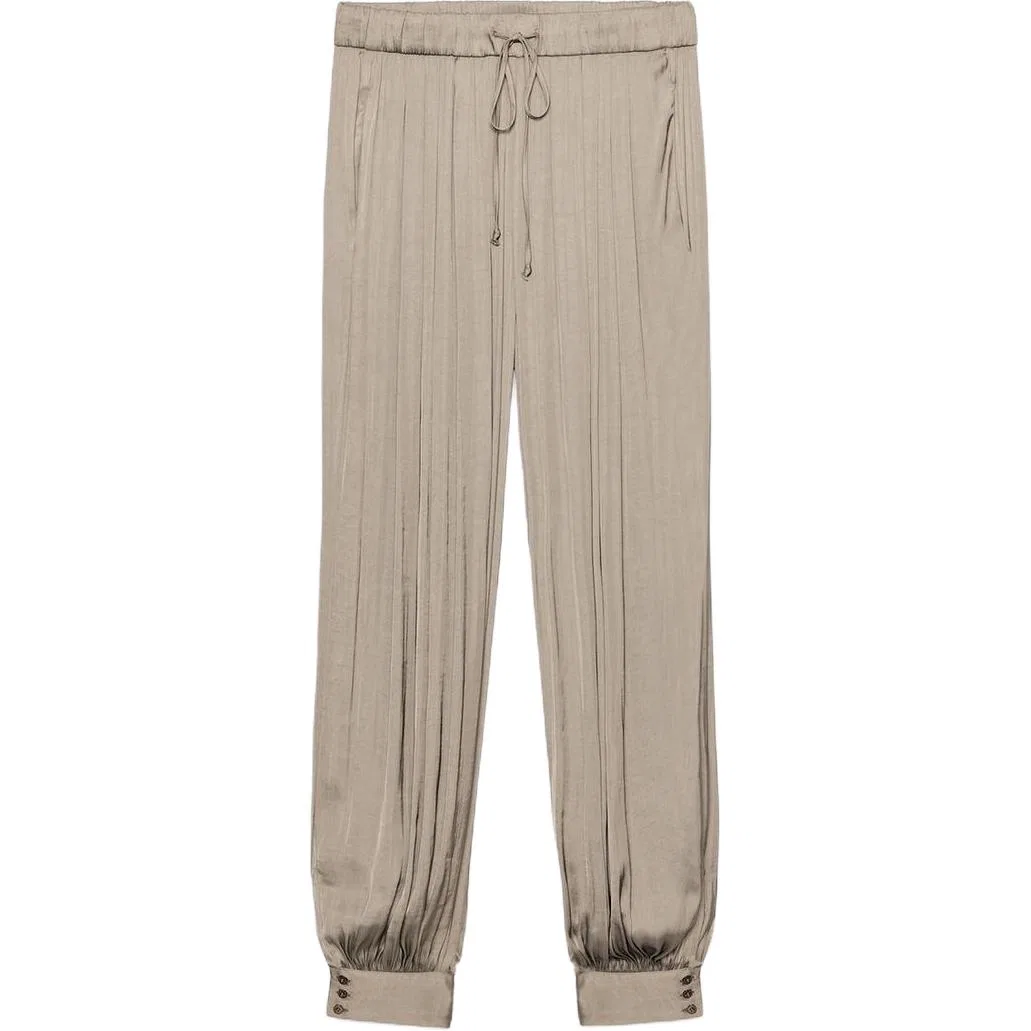 Женские брюки повседневные ZARA, Brown/Dark Taupe