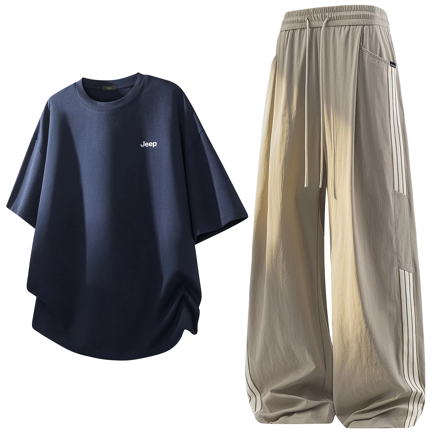 Детский спортивный комплект с длинным рукавом Jeep, Navy Blue/Khaki