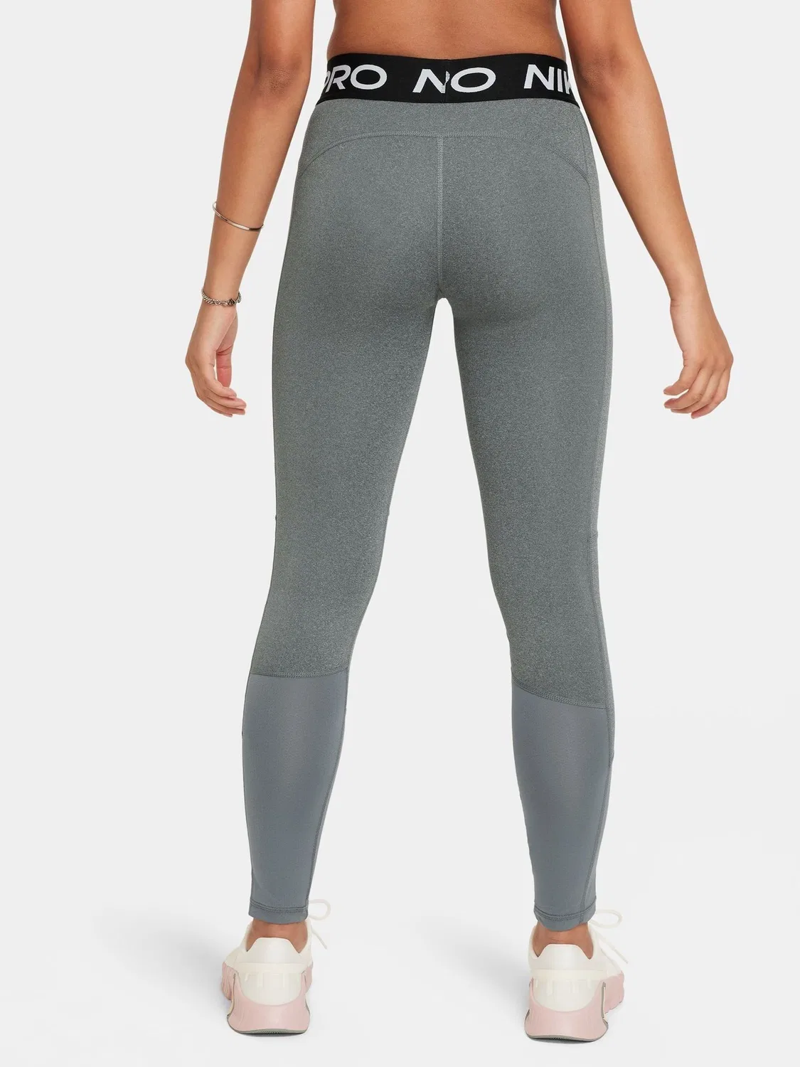 Леггинсы Nike Pro Grey Marl — фото 2
