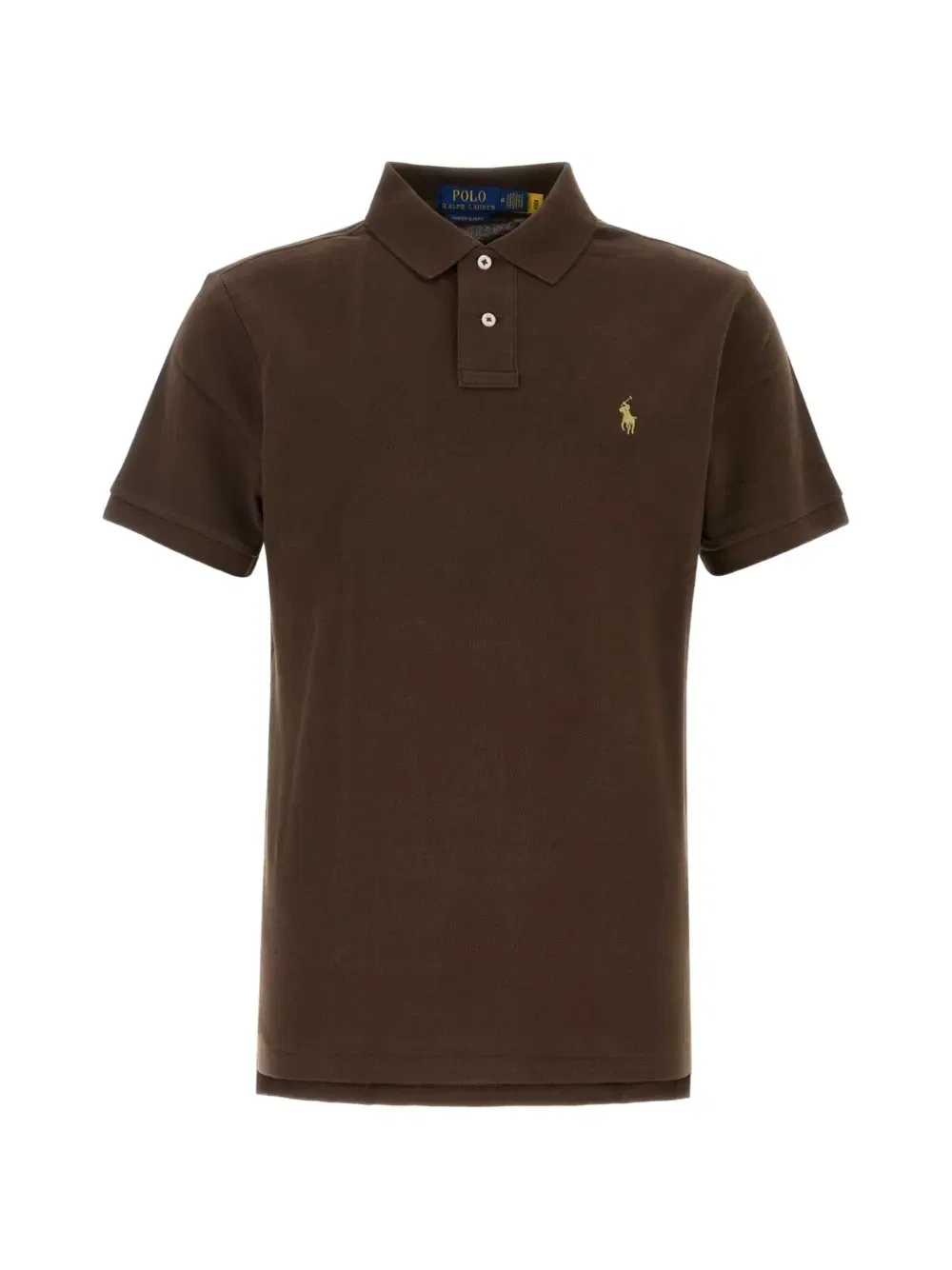 Рубашка-поло Polo Pony из пике Polo Ralph Lauren, коричневый