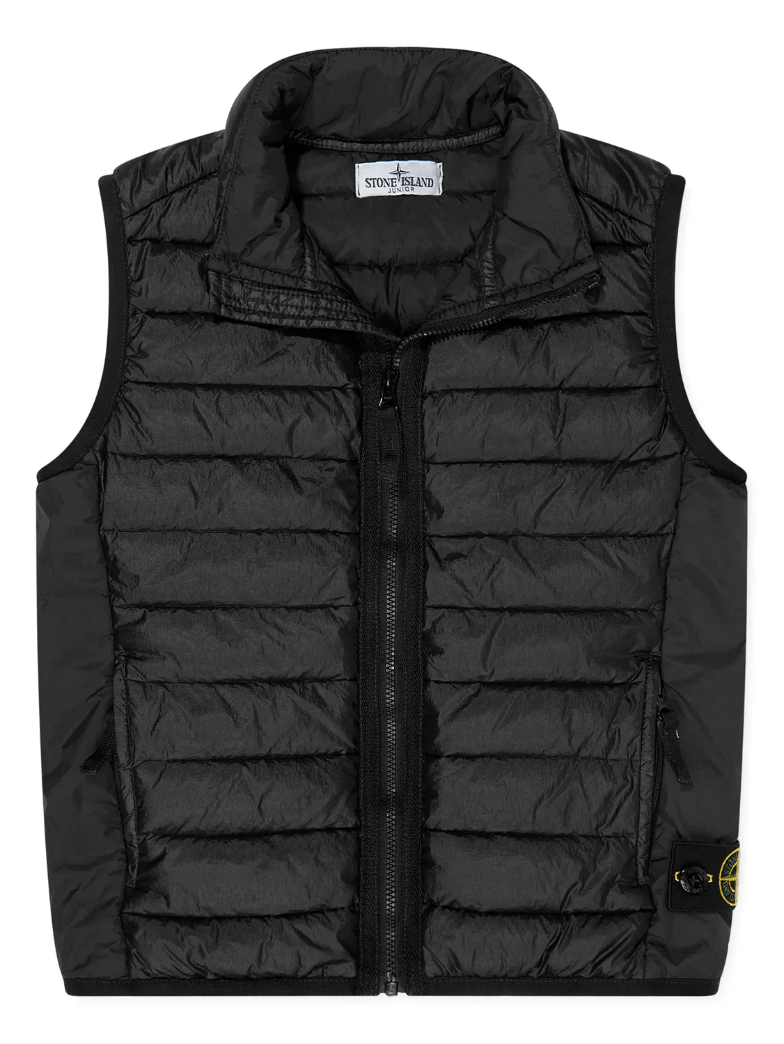 Stone Island Жилет с мотивом компаса, черный