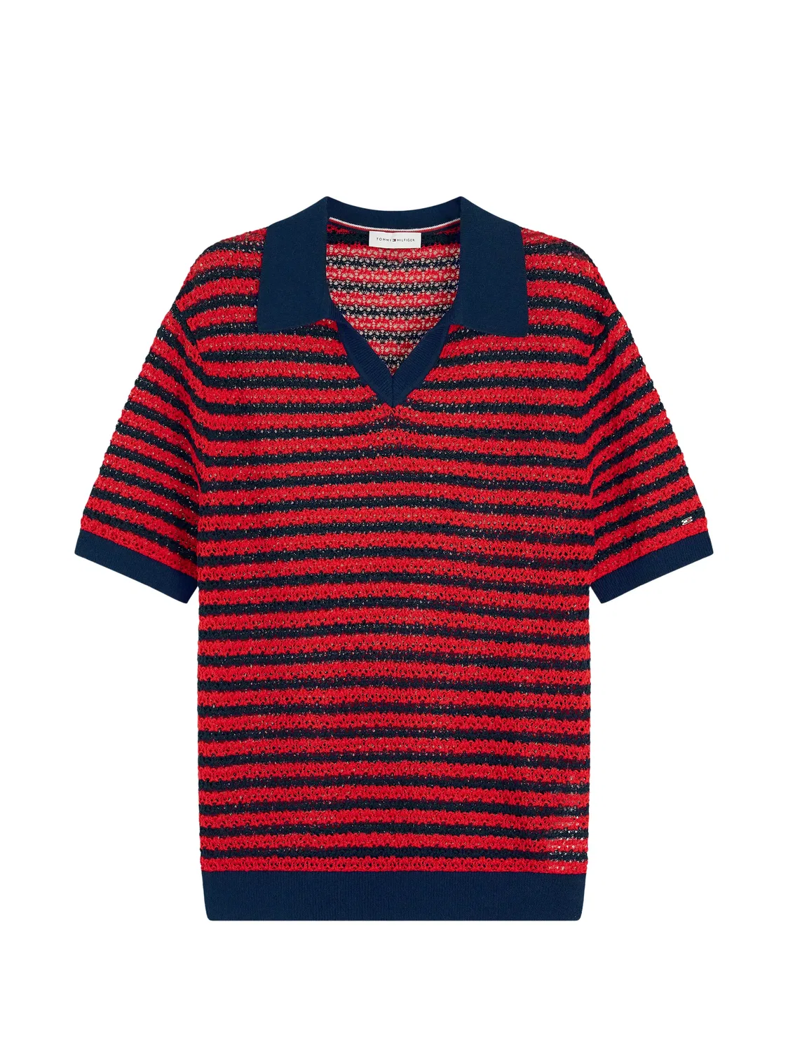 Tommy Hilfiger Джемпер с коротким рукавом красный