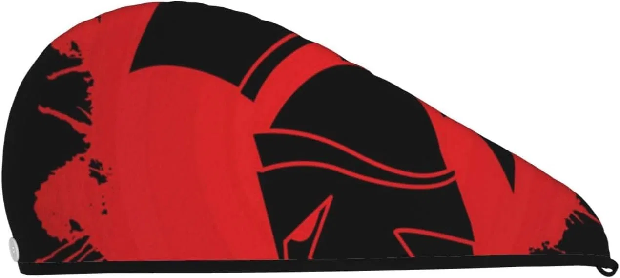 Шапочка для душа Coral Velvet, WQUVMDS, Полиэстер, 64x26 см, Spartan Warrior Helmet