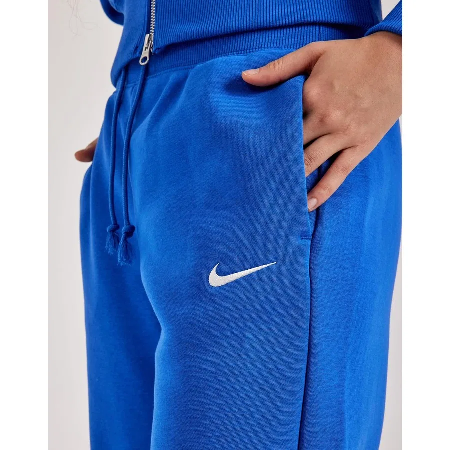 Спортивные брюки с высоким поясом Phoenix Fleece Nike, Сиреневый — фото 4