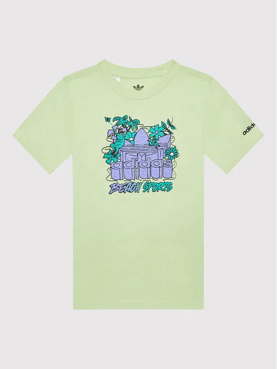 Футболка regular fit Graphic Stoked Beach Adidas, желтый