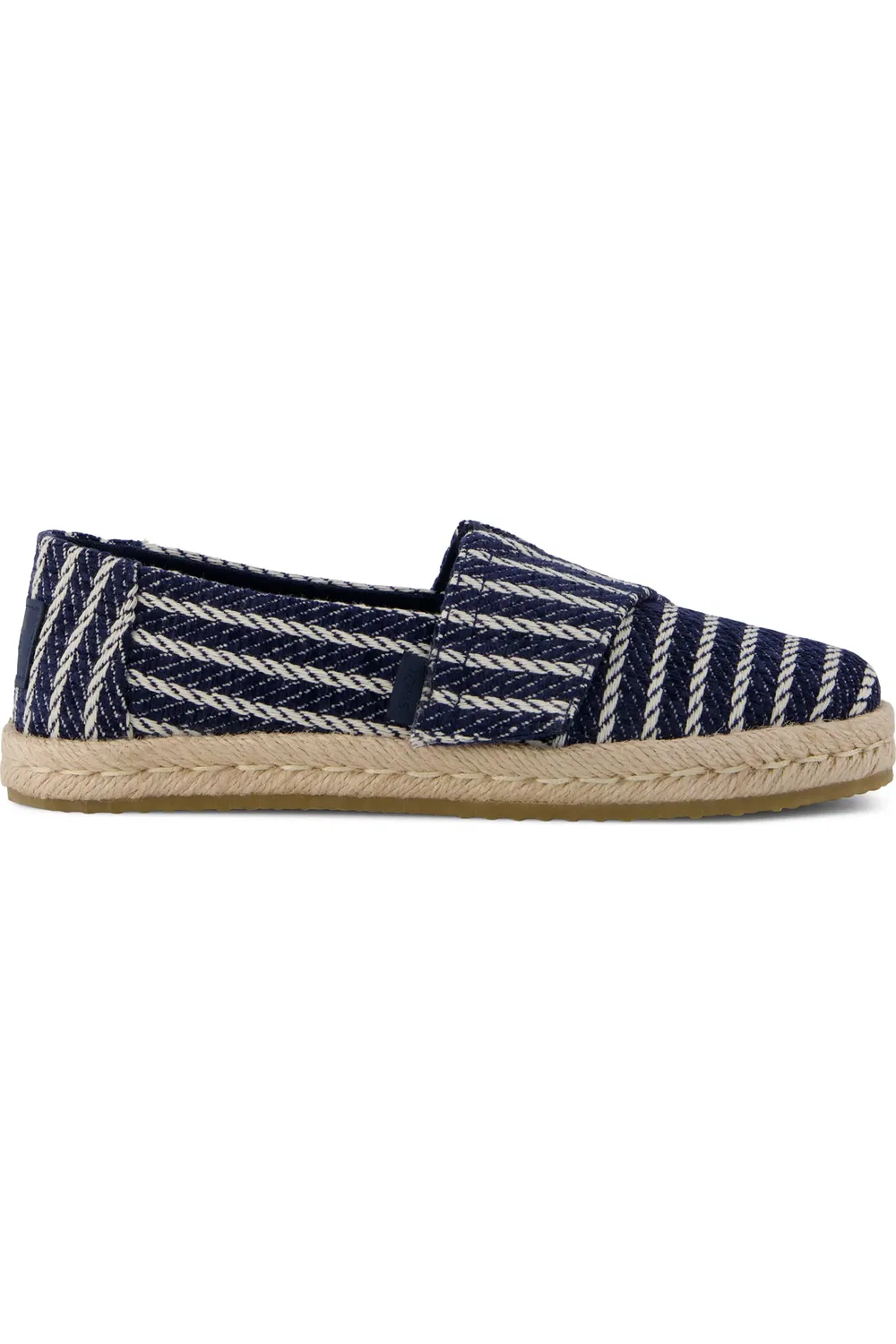 Детские эспадрильи на плоской подошве Alrope TOMS, темно синий — фото 3