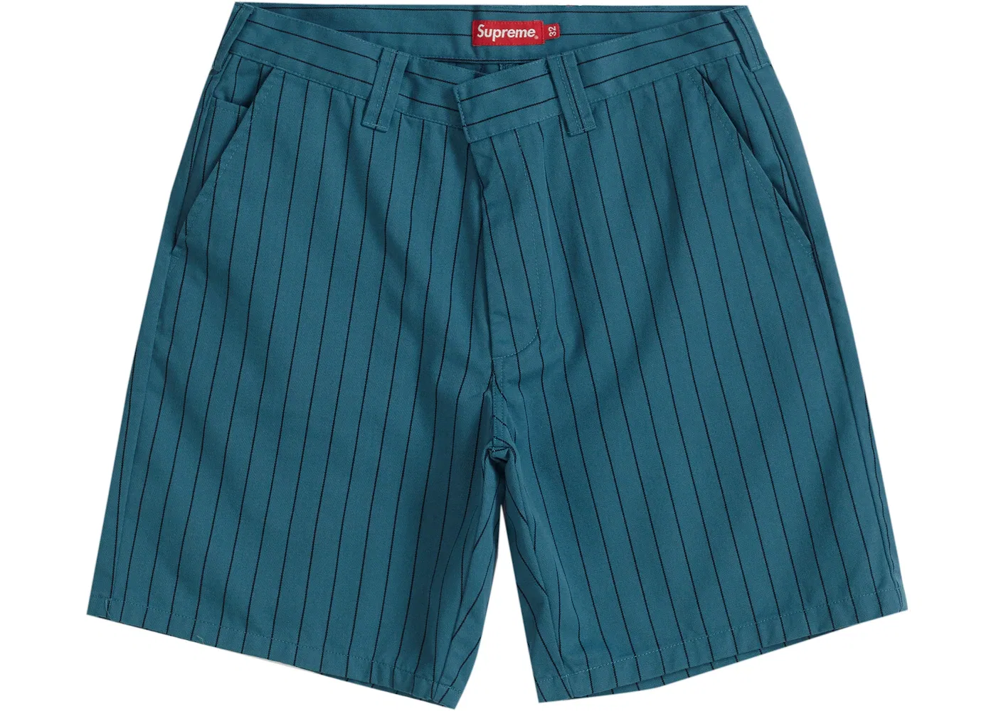 Мужские шорты с полосками Supreme Short, Teal Stripe