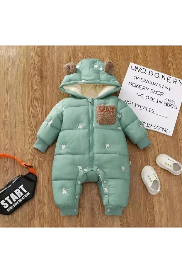 Детский комбинезон для девочек с вышивкой Melisam.Msg, Turquoise