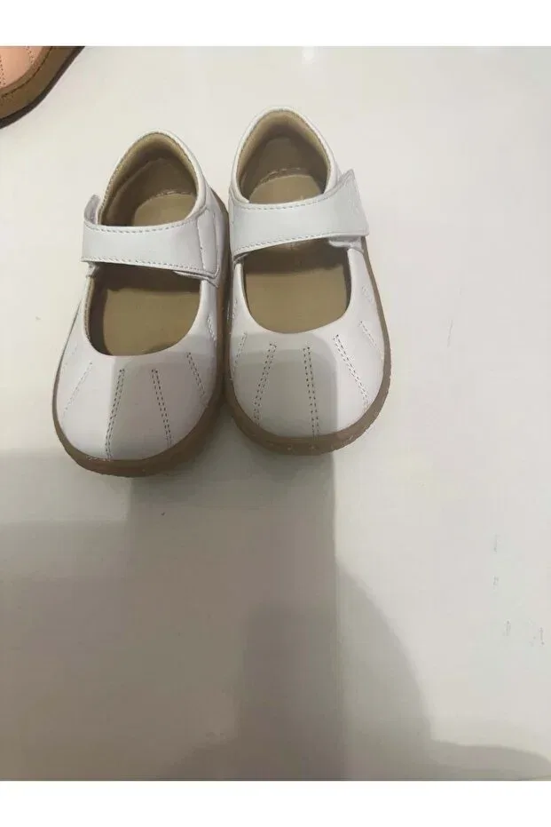 Детские балетки для девочек из искусственной кожи Vuudy, White
