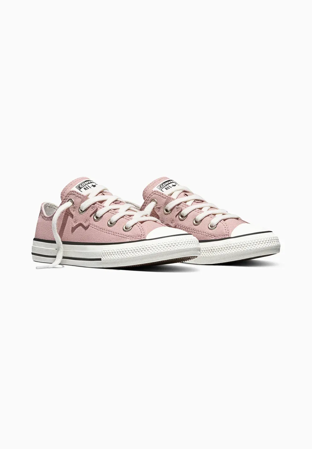 Низкие кеды Chuck Taylor All Star Star and Moon унисекс - кроссовки Converse, Petal Pit White Black — фото 2