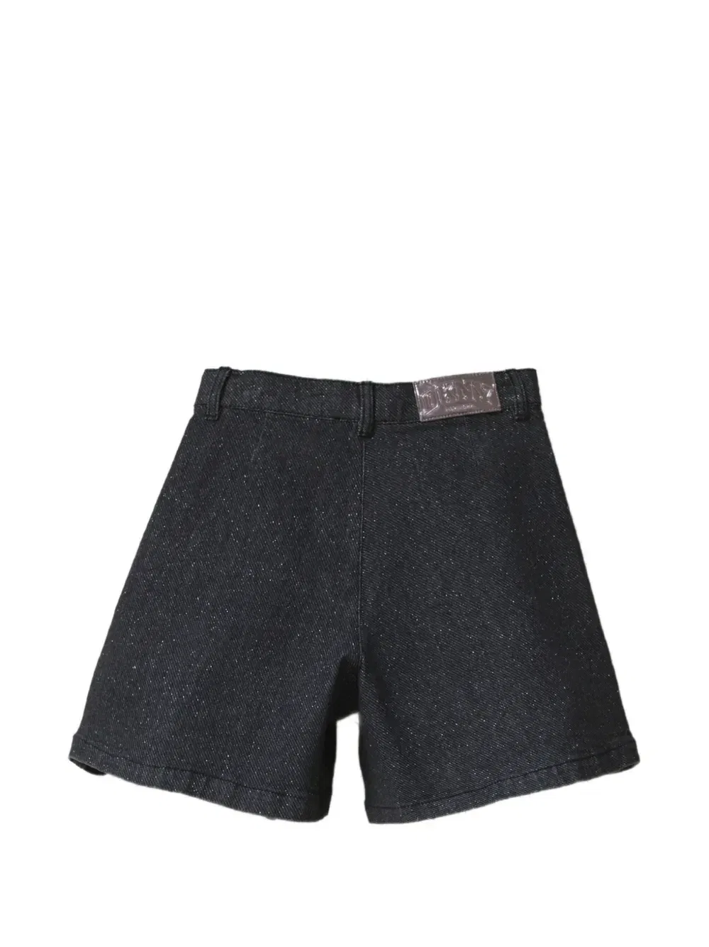 Джинсовые шорты с блестками DKNY Kids, серый — фото 2