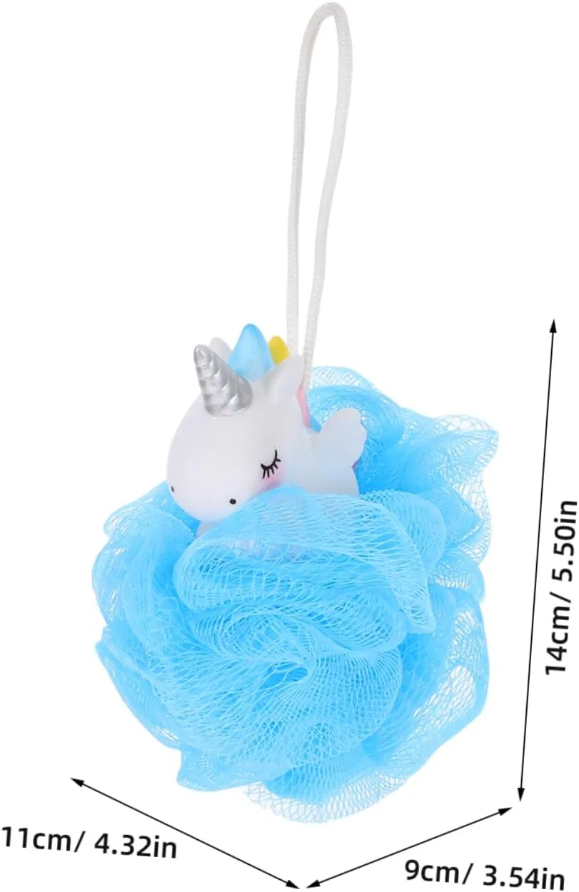 Мочалка для душа Unicorn, Beaupretty, 2 шт, 14x11x9 см, Pink — фото 2
