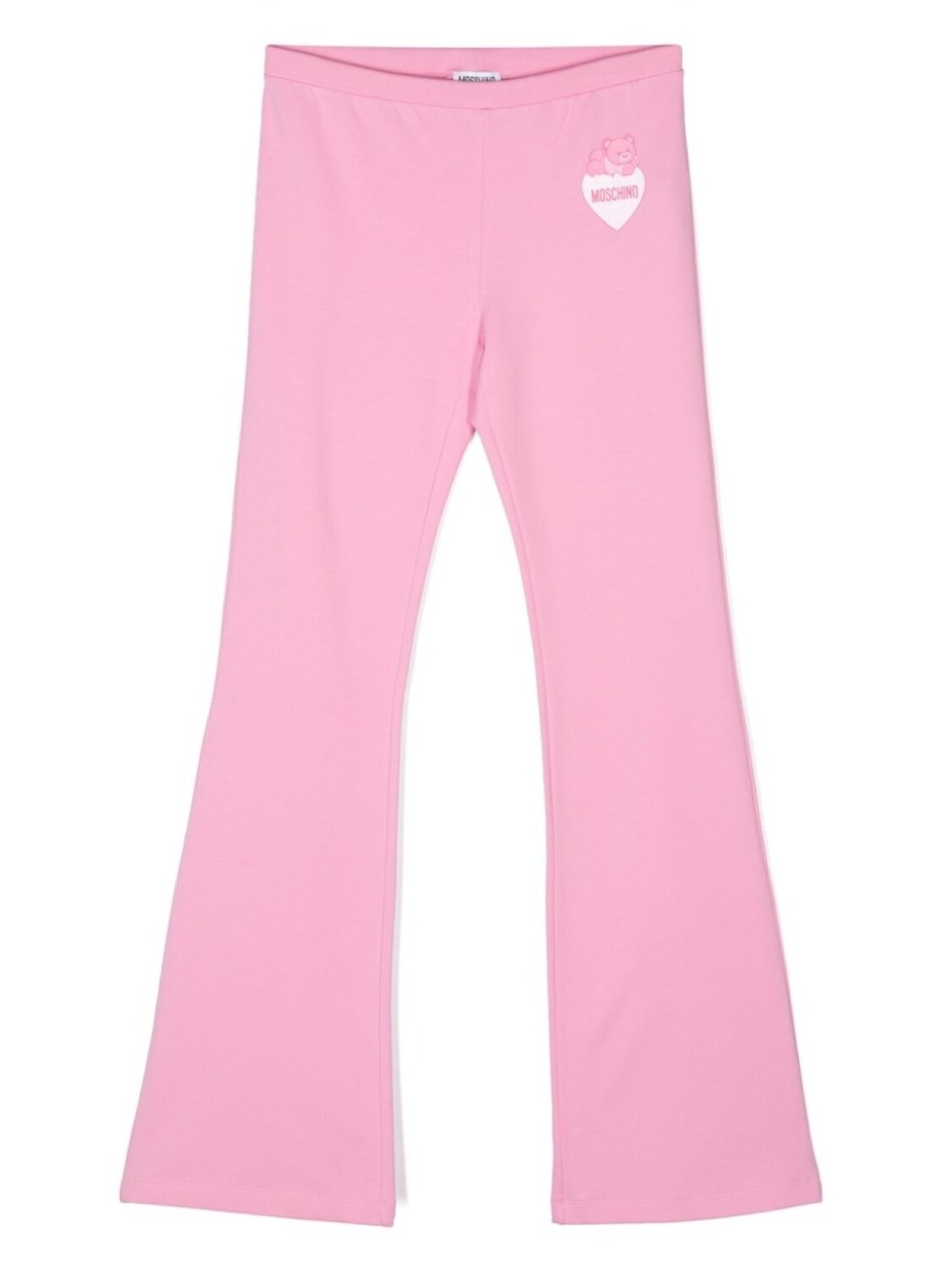 

Moschino Kids спортивные брюки с декором Teddy Bear, розовый