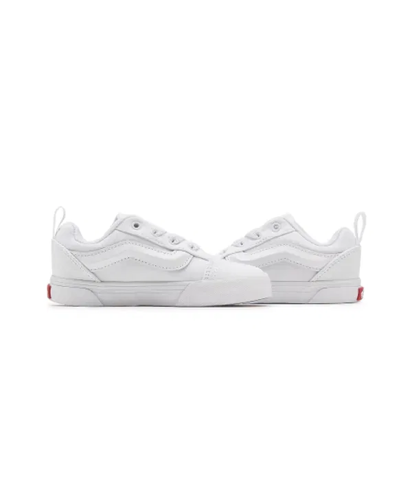 Кроссовки на шнуровке New School Elastic Lace Toddler Vans Kids, белый — фото 4