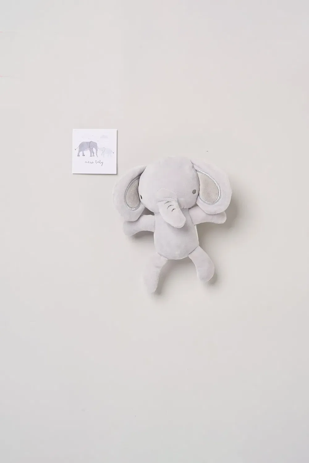 Детский подарочный набор с принтом Elephant Rock A Bye Baby, White — фото 3