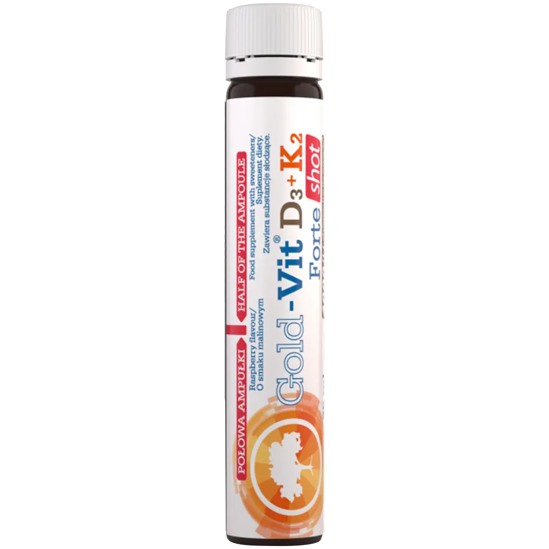 

Olimp Gold Vit D3+K2 Forte Жидкая Добавка со вкусом малины, 25 мл