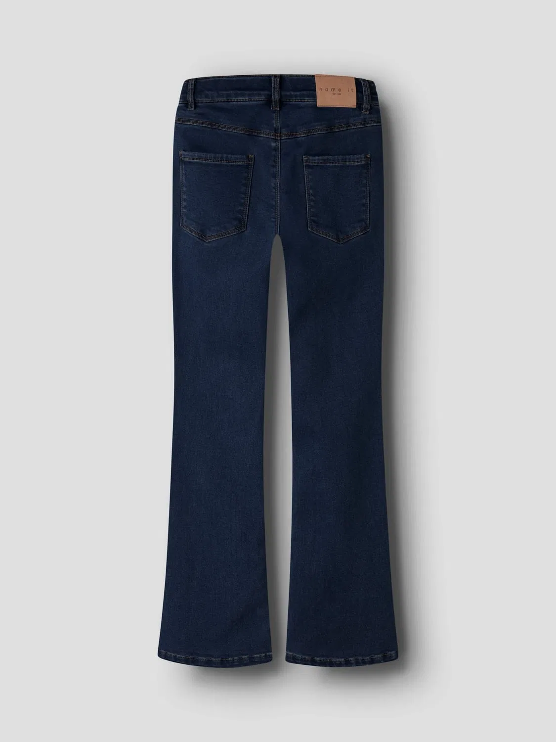 Джинсы утепленные с флисовой подкладкой Nkfsalli Bootcut Name It, темно-синий — фото 4