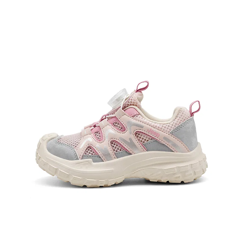 Детские кроссовки Jeep Explorer 2.0 Low top Casual Shoes, Silver Sparkle/Snow Pink