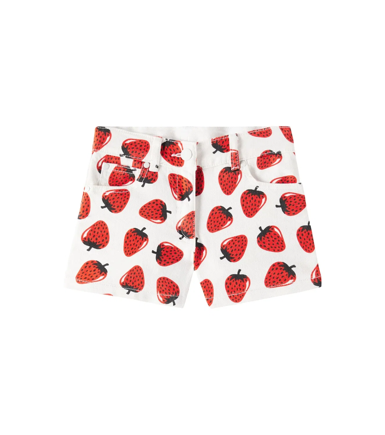 Шорты хлопковые Stella Mccartney Kids, красный