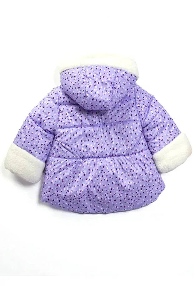 Детское пальто для девочек с принтом Inflatable Jacket Generic Brands, Purple — фото 3