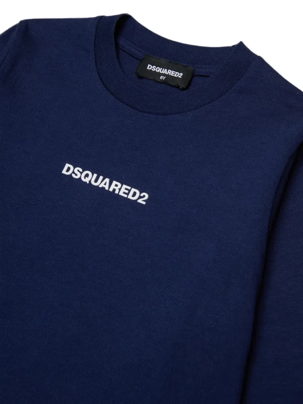 Футболка с длинными рукавами и логотипом Dsquared2 Kids, синий — фото 3