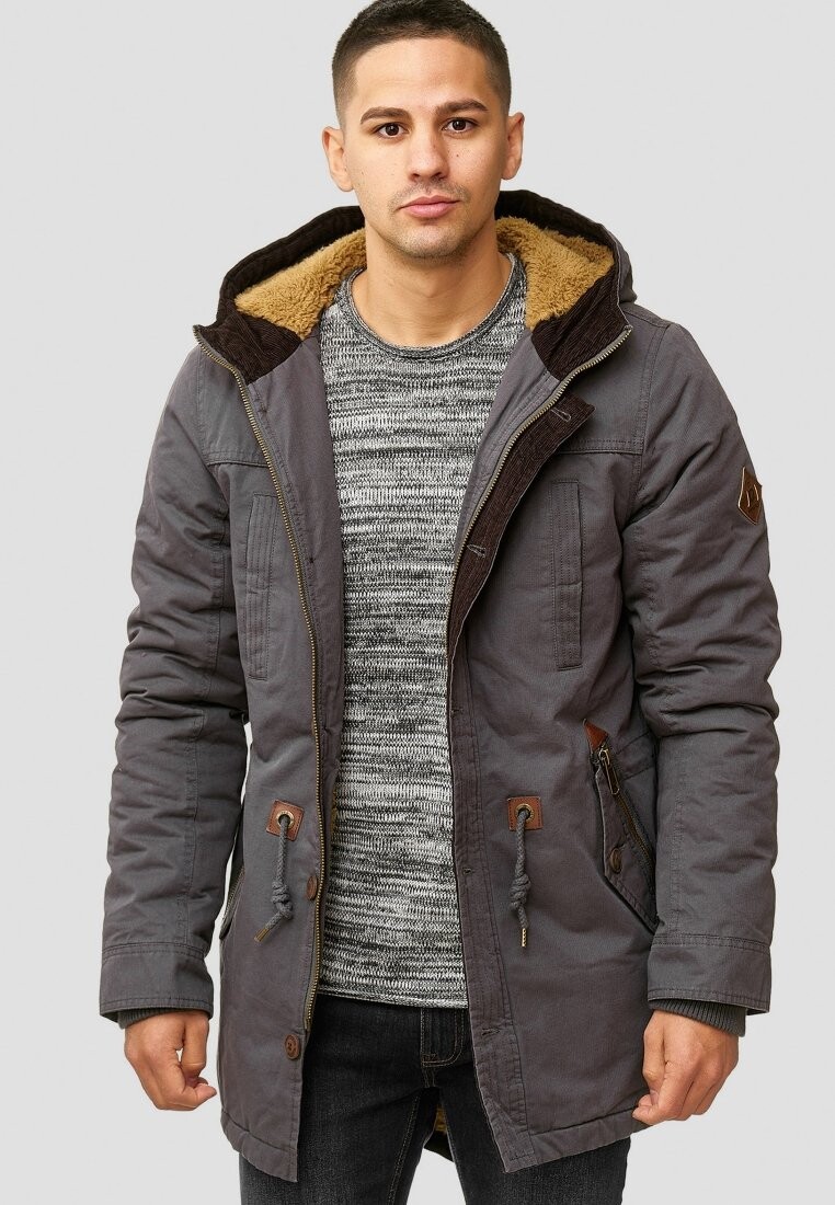 

Пальто зимнее Indicode Jeans, темно-серый