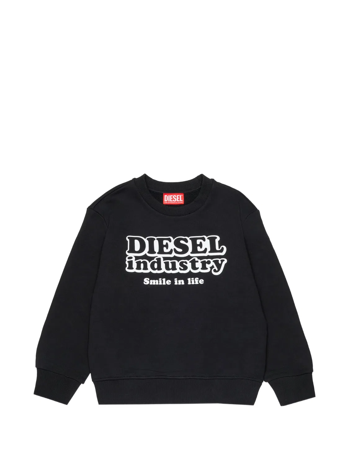 Diesel Свитшот с принтом черный