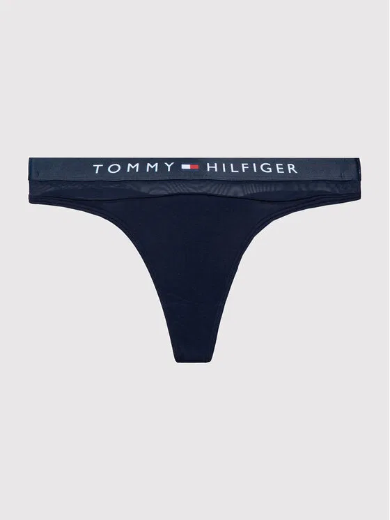 Трусы-танга Thong Tommy Hilfiger, темно-синий — фото 4