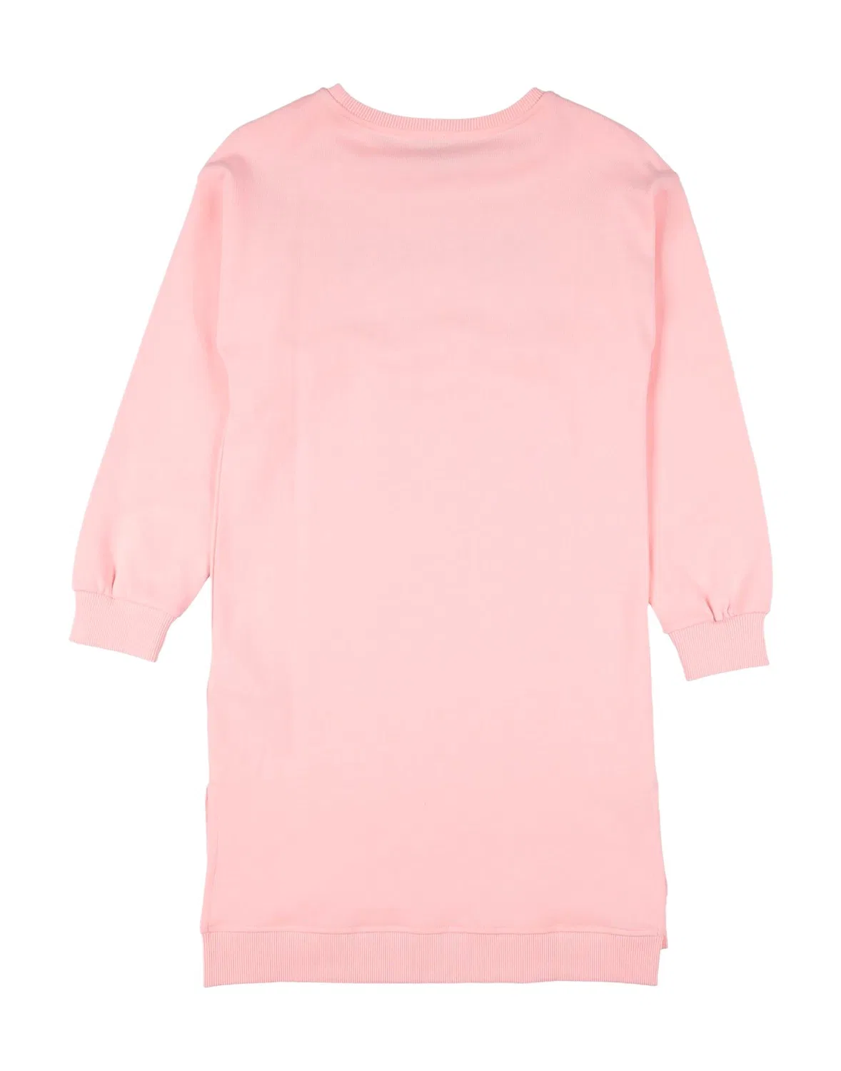 Детское флисовое платье для девочек с принтом Moschino Teen, Light Pink — фото 2