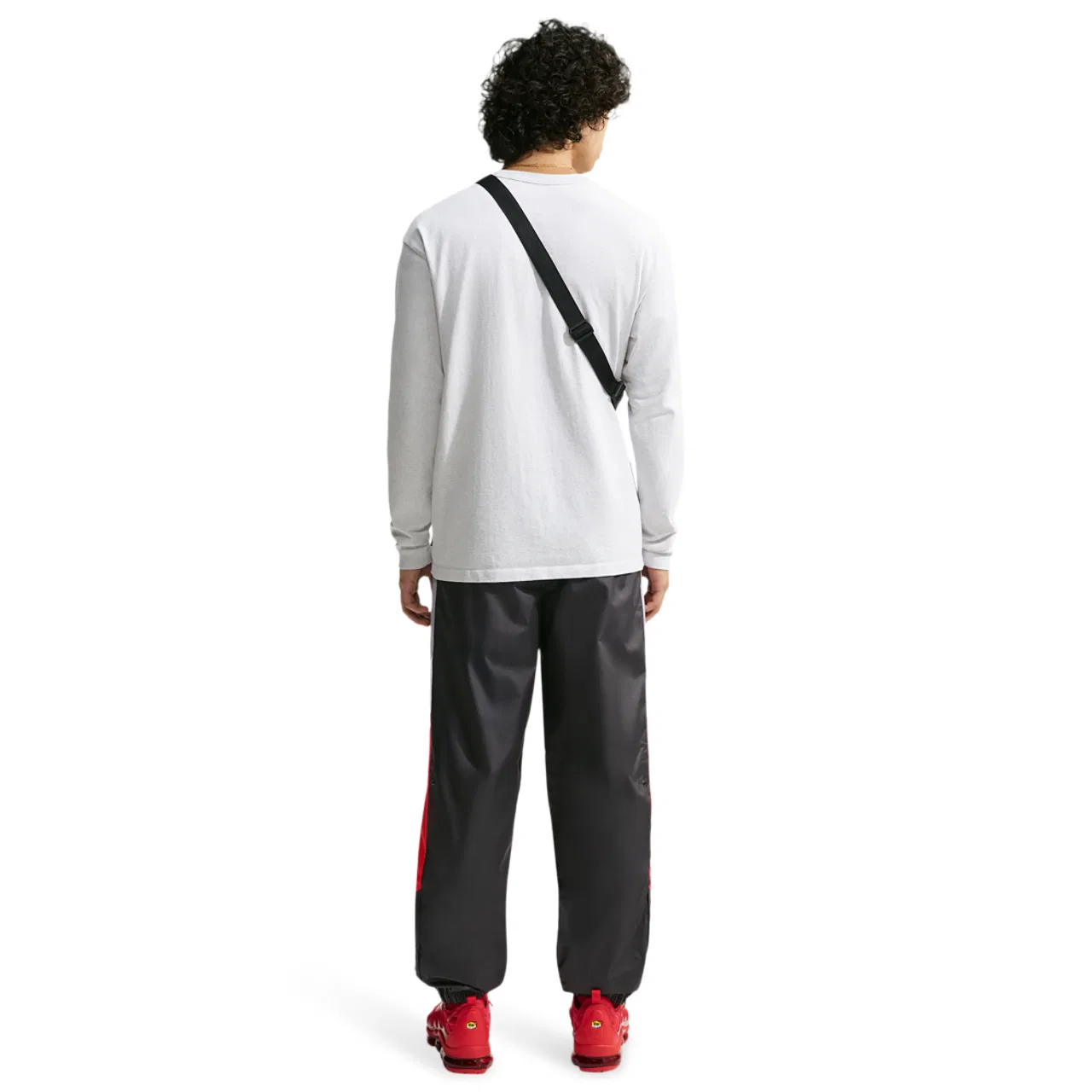 Мужские брюки с принтом Windrunner Land 26 RMX Nike, Cement Grey Black University Red — фото 4