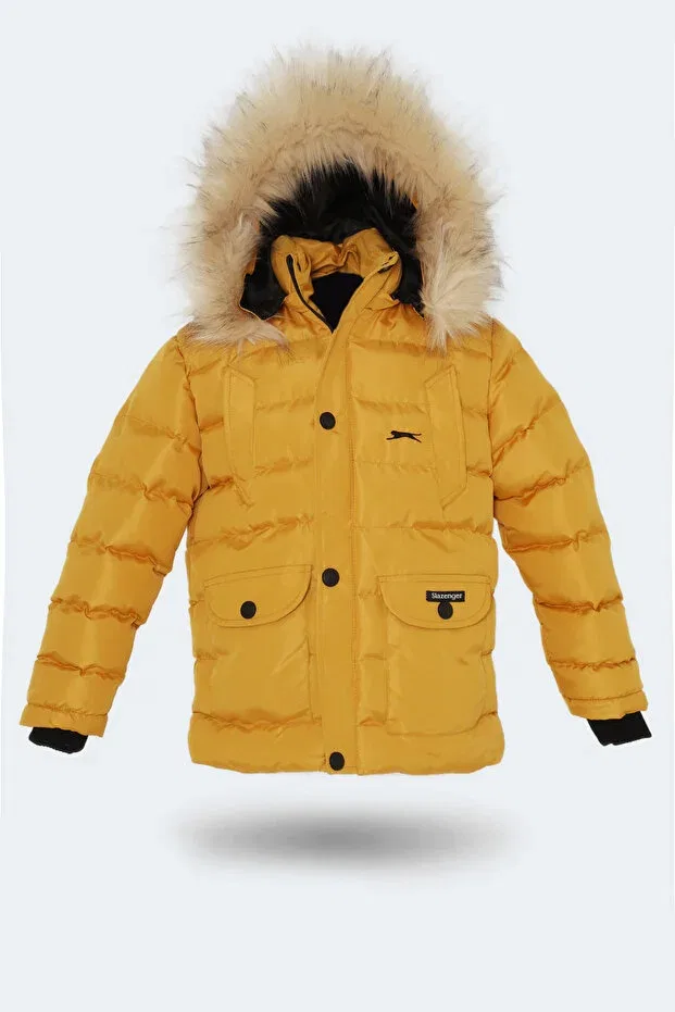 Детское зимнее пальто-пуховик для девочек Napoli i Slazenger, Yellow