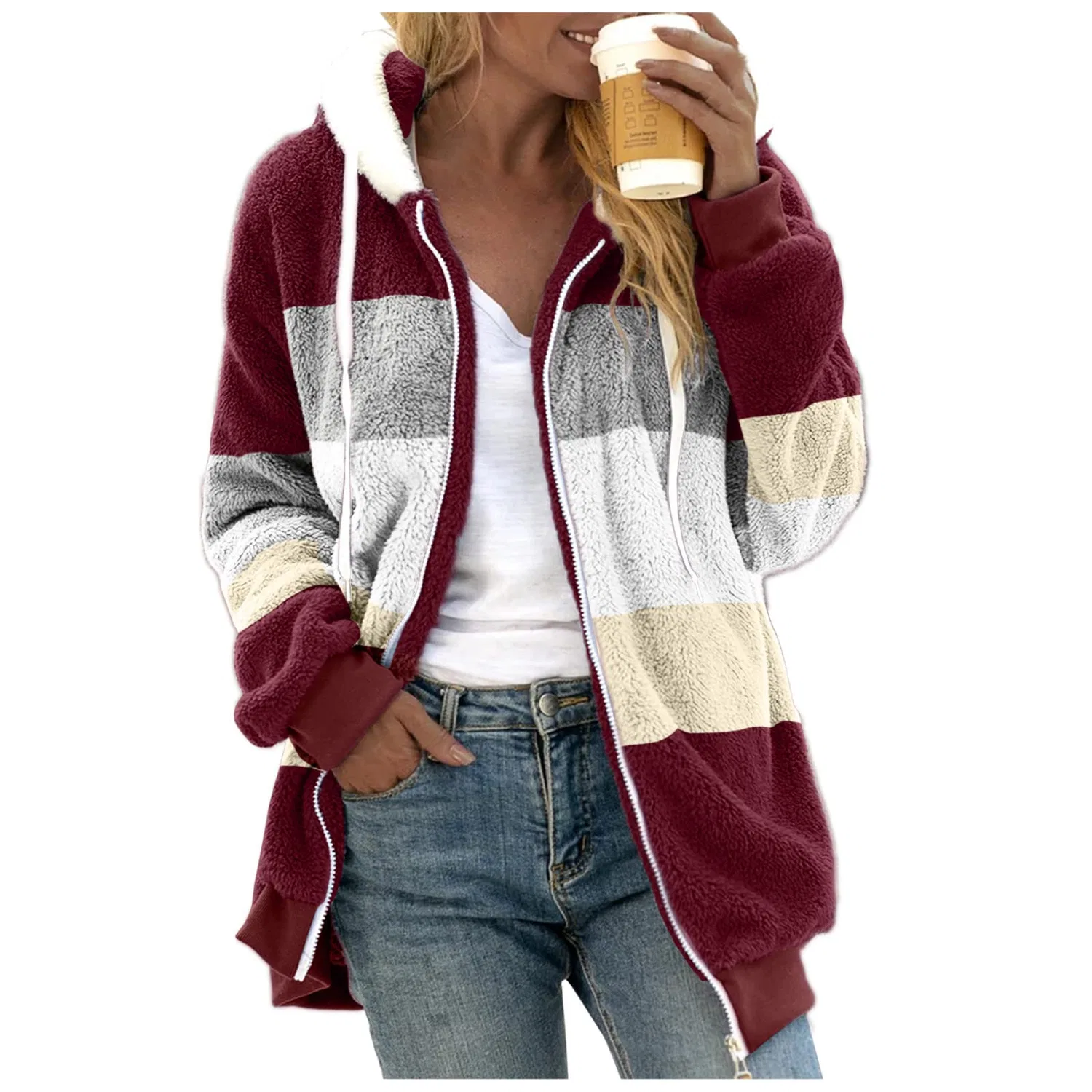 Женское утепленное пальто с капюшоном Sleet to Street Interchange Jacket, vino