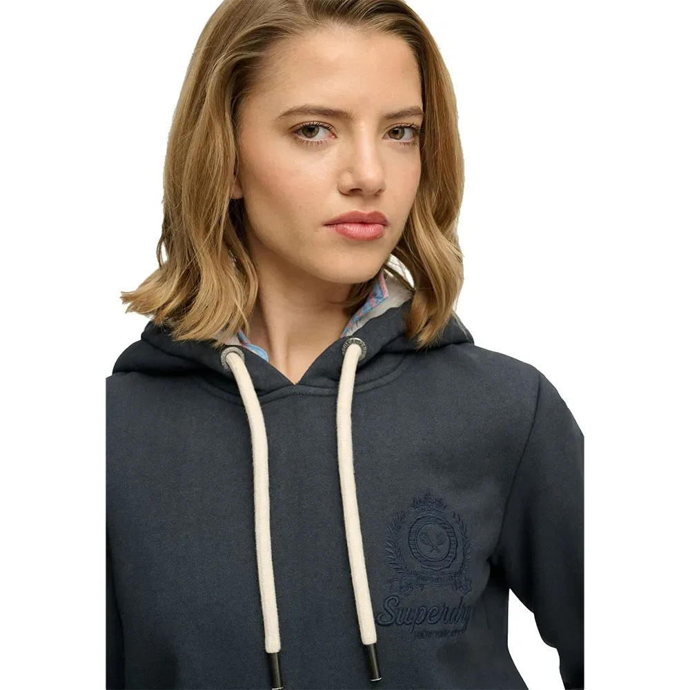 Худи Relaxed Superdry Finest Goods, серый — фото 3