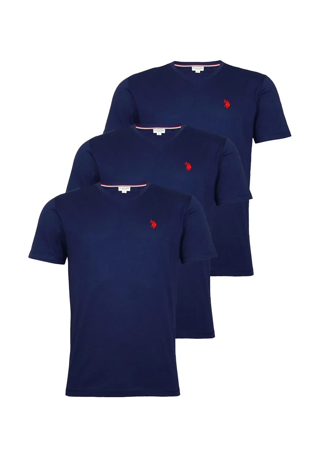 Футболка темно-синяя U.S. Polo Assn., темно-синий — фото 2