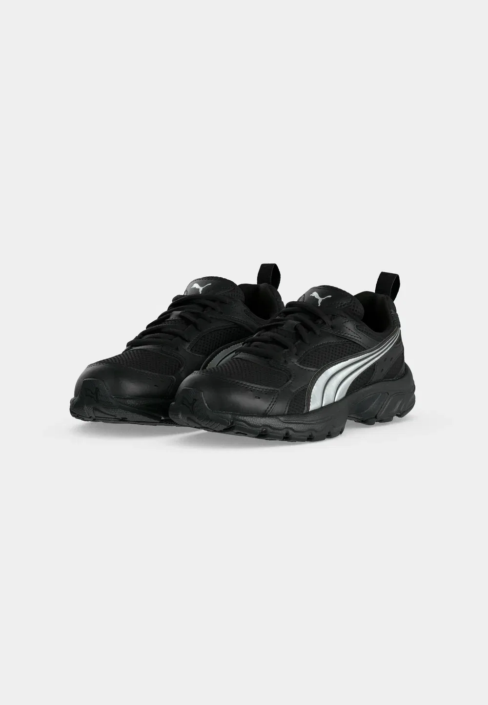 Milenio tech jr унисекс - кроссовки Puma, Black/Silver-Coloured — фото 3