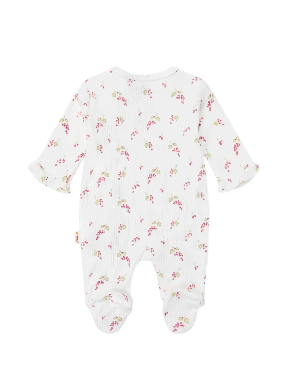 Пижама с оборками и цветочным принтом Tiffany Kids, белый — фото 2