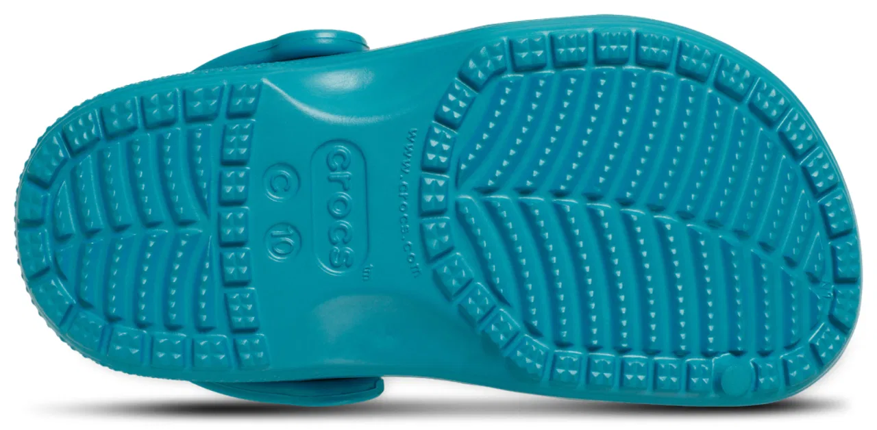 Сабо для мальчиков Classic Clogs Crocs, цвет Turbo Teal — фото 4