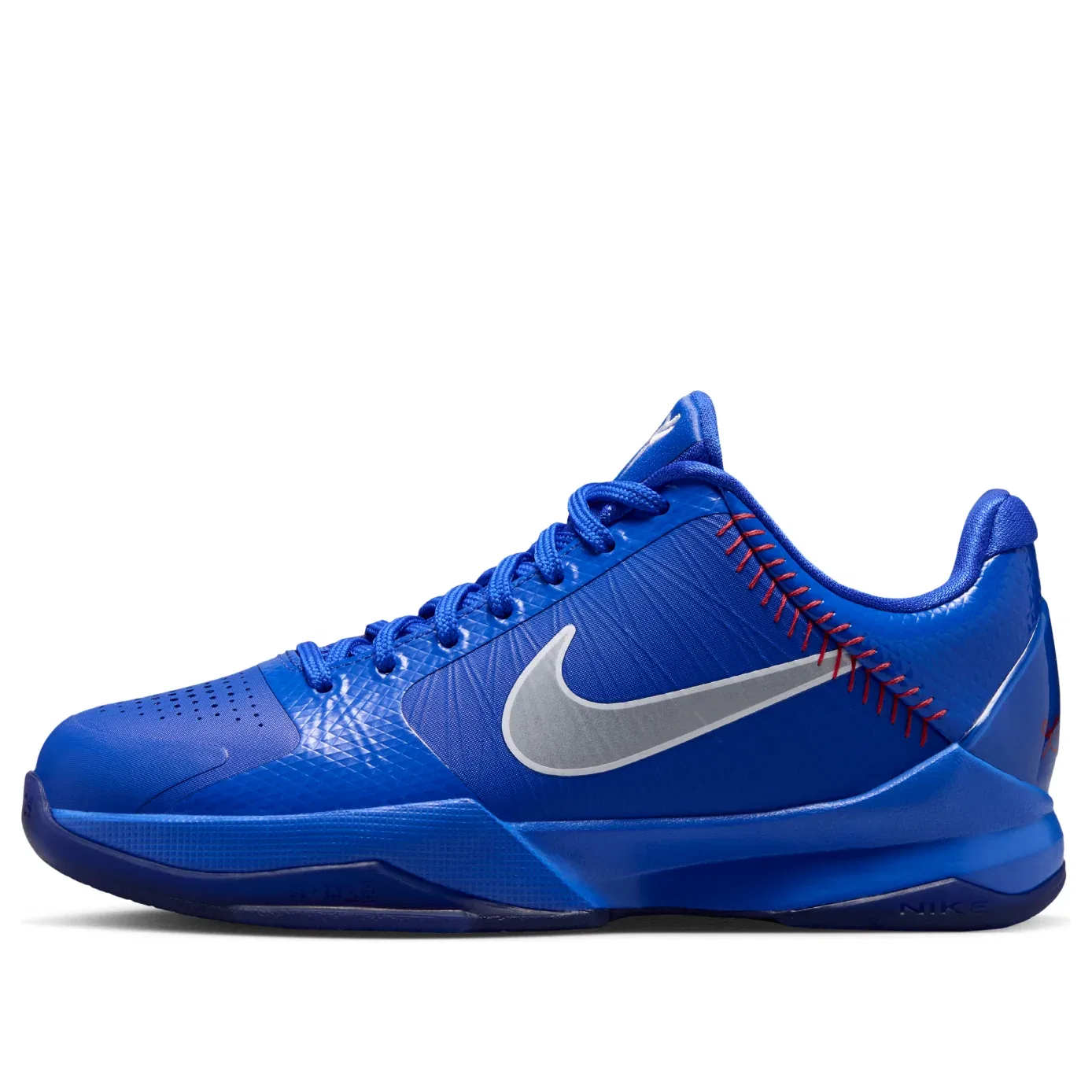 Детские кроссовки с синтетическим верхом Kobe 5 Protro 'Dodgers' Nike, Rush Blue/Wolf Grey/Comet Red