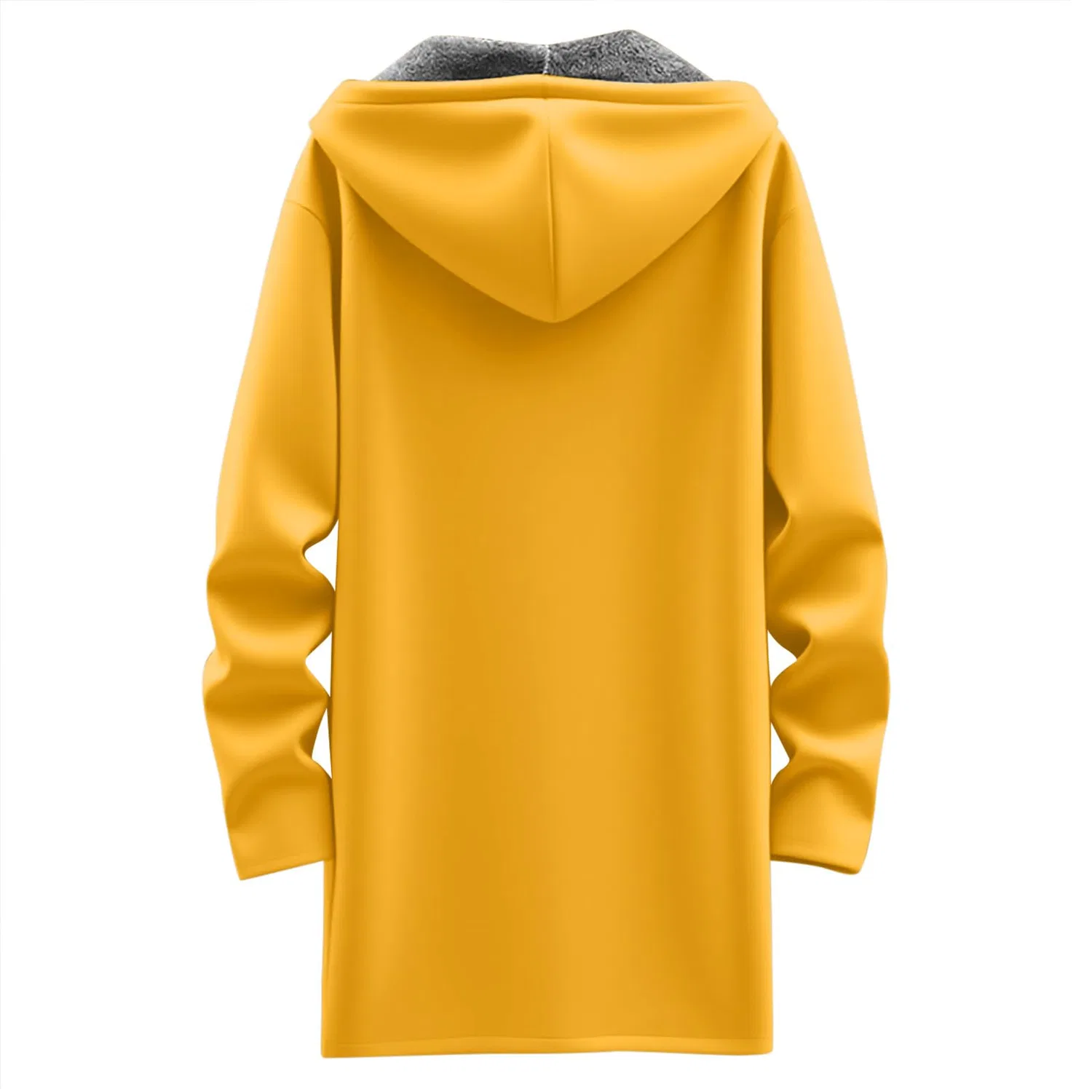Женское пальто на молнии с подкладкой из флиса, Giallo — фото 4