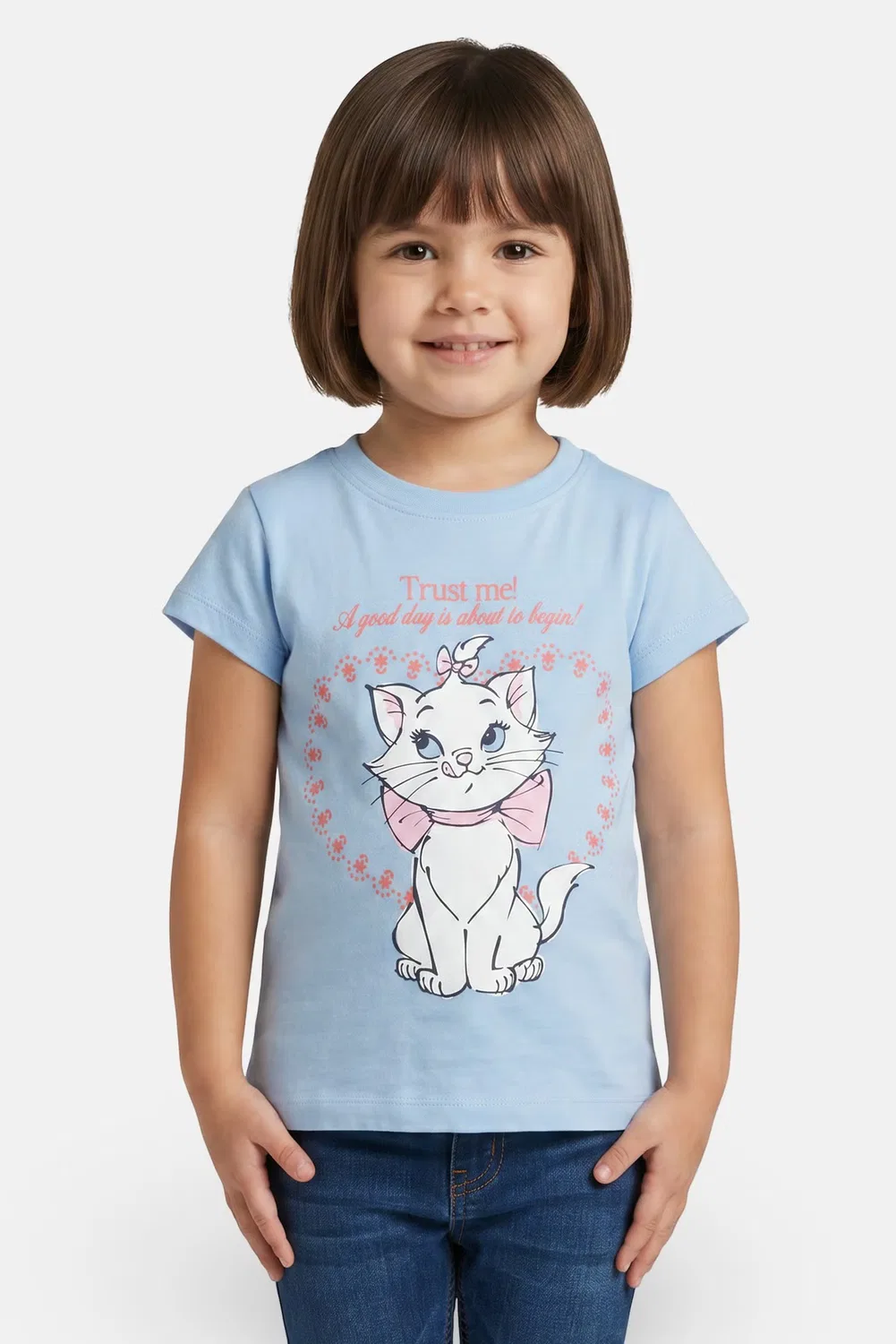 Футболка с принтом Aristocats Disney, голубой